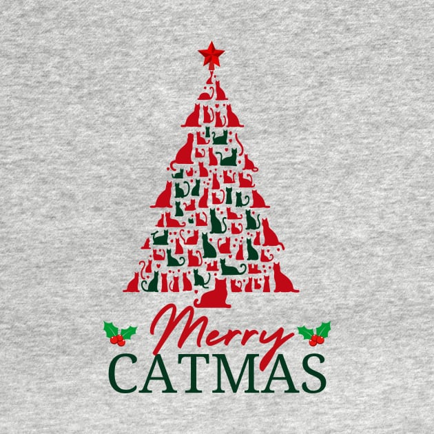 Merry Catmas Tree by Binsy